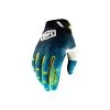 100% Handschuh Motorcross Ridefit Glove Cyan/black