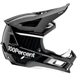 100% Aircraft 2 Helm - Black/white