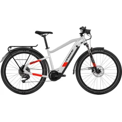 Haibike Trekking 7 Herren - Cool Grey / Red Matte