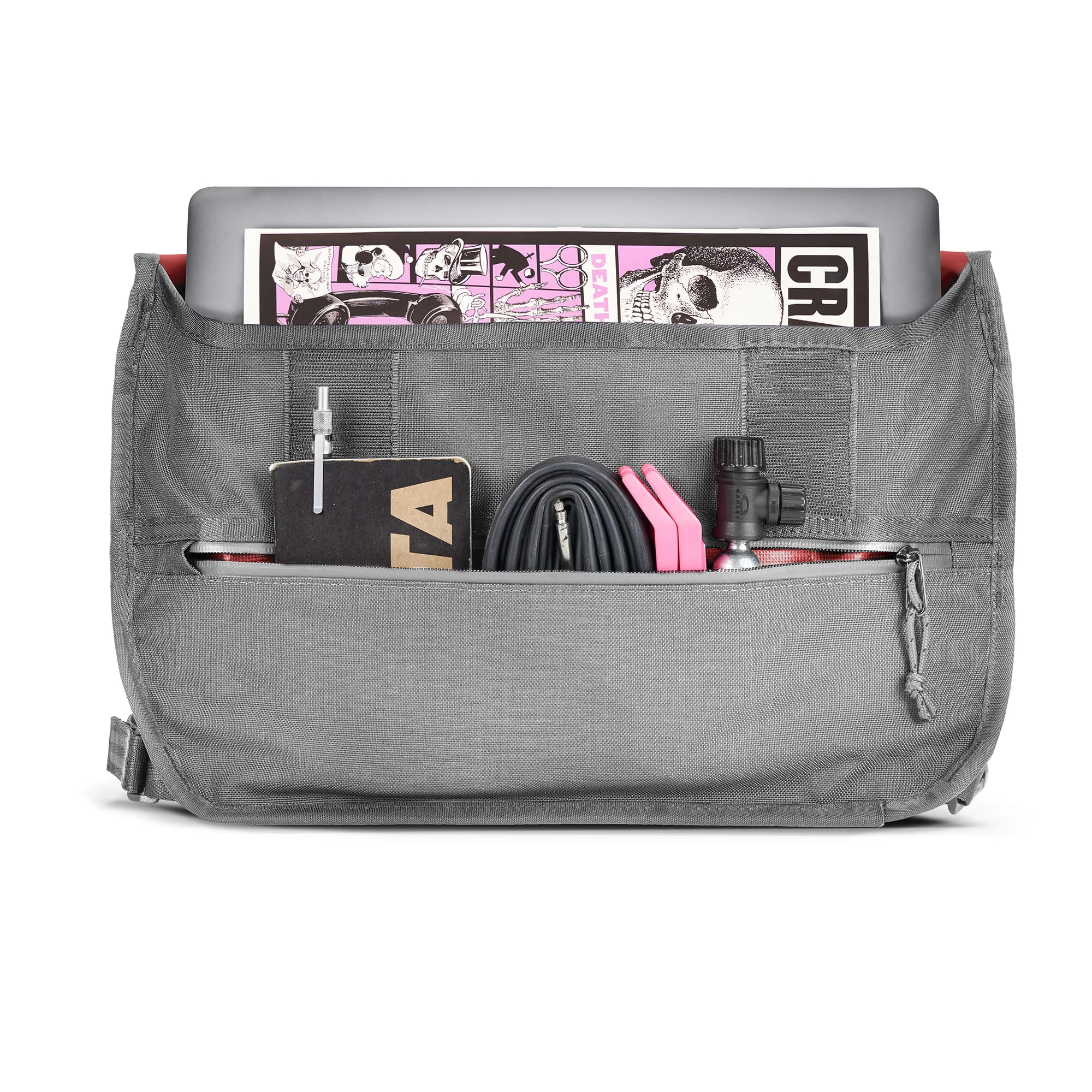 Simple Messenger Umhängetasche - Smoke 5 Simple Messenger Umhängetasche - Smoke – Bild 3