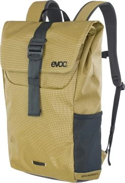Evoc Duffle Backpack 16 L Rucksack - Curry/Black -Berg Fahrrad Geschaft 4250450725558 DUFFLE BACKPACK 16 CURRY BLACK D3 1