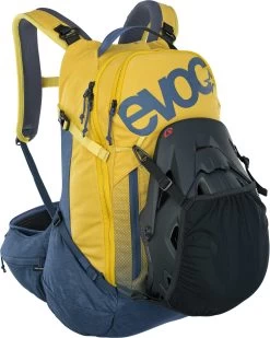 Evoc Trail Pro 26 L - Rucksack - Curry/Denim -Berg Fahrrad Geschaft 4250450726449 TRAIL PRO 26L CURRY DENIM S M D7