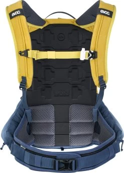Evoc Trail Pro 16 L - Rucksack - Curry/Denim -Berg Fahrrad Geschaft 4250450726463 TRAIL PRO 16L CURRY DENIM S M D1