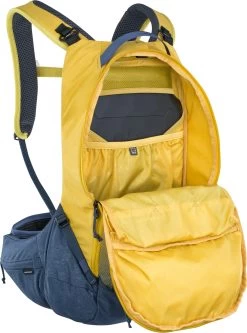 Evoc Trail Pro 16 L - Rucksack - Curry/Denim -Berg Fahrrad Geschaft 4250450726463 TRAIL PRO 16L CURRY DENIM S M D3