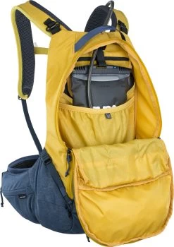 Evoc Trail Pro 16 L - Rucksack - Curry/Denim -Berg Fahrrad Geschaft 4250450726463 TRAIL PRO 16L CURRY DENIM S M D5
