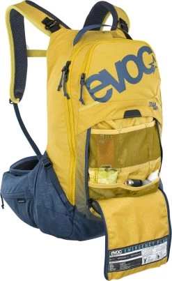 Evoc Trail Pro 16 L - Rucksack - Curry/Denim -Berg Fahrrad Geschaft 4250450726463 TRAIL PRO 16L CURRY DENIM S M D6