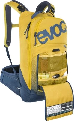 Evoc Trail Pro 10L - Rucksack - Curry/Denim 12 Evoc Trail Pro 10L - Rucksack - Curry/Denim -Berg Fahrrad Geschaft 4250450726500 TRAIL PRO 10L CURRY DENIM S M D5