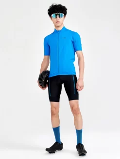 Craft Adv Endur Bib Shorts - Schwarz/Sarek -Berg Fahrrad Geschaft Craft Endurance ADV Bib Shorts blau schwarz 1910523 999340 2