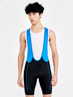 Craft Adv Endur Bib Shorts - Schwarz/Sarek -Berg Fahrrad Geschaft Craft Endurance ADV Bib Shorts blau schwarz 1910523 999340