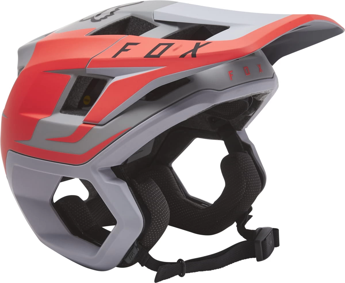 Fox Racing DROPFRAME PRO SIDESWIPE MTB-Helm - Light Grey 3 Fox Racing DROPFRAME PRO SIDESWIPE MTB-Helm - Light Grey