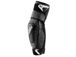 100% Fortis Elbow Guards - Grey Heather / Black