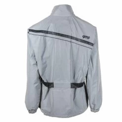Regenjacke Lux - Grau-reflektierend -Berg Fahrrad Geschaft GMSRegenjackeLux grau reflektierend 2