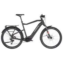 Haibike Trekking 6 Herren - Matte Black Red Reflex