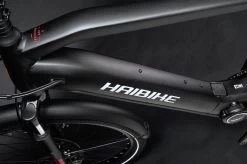 Haibike Trekking 6 Herren - Matte Black Red Reflex -Berg Fahrrad Geschaft Haibike MY22 Detail Battery Trekking 6 HIGH black