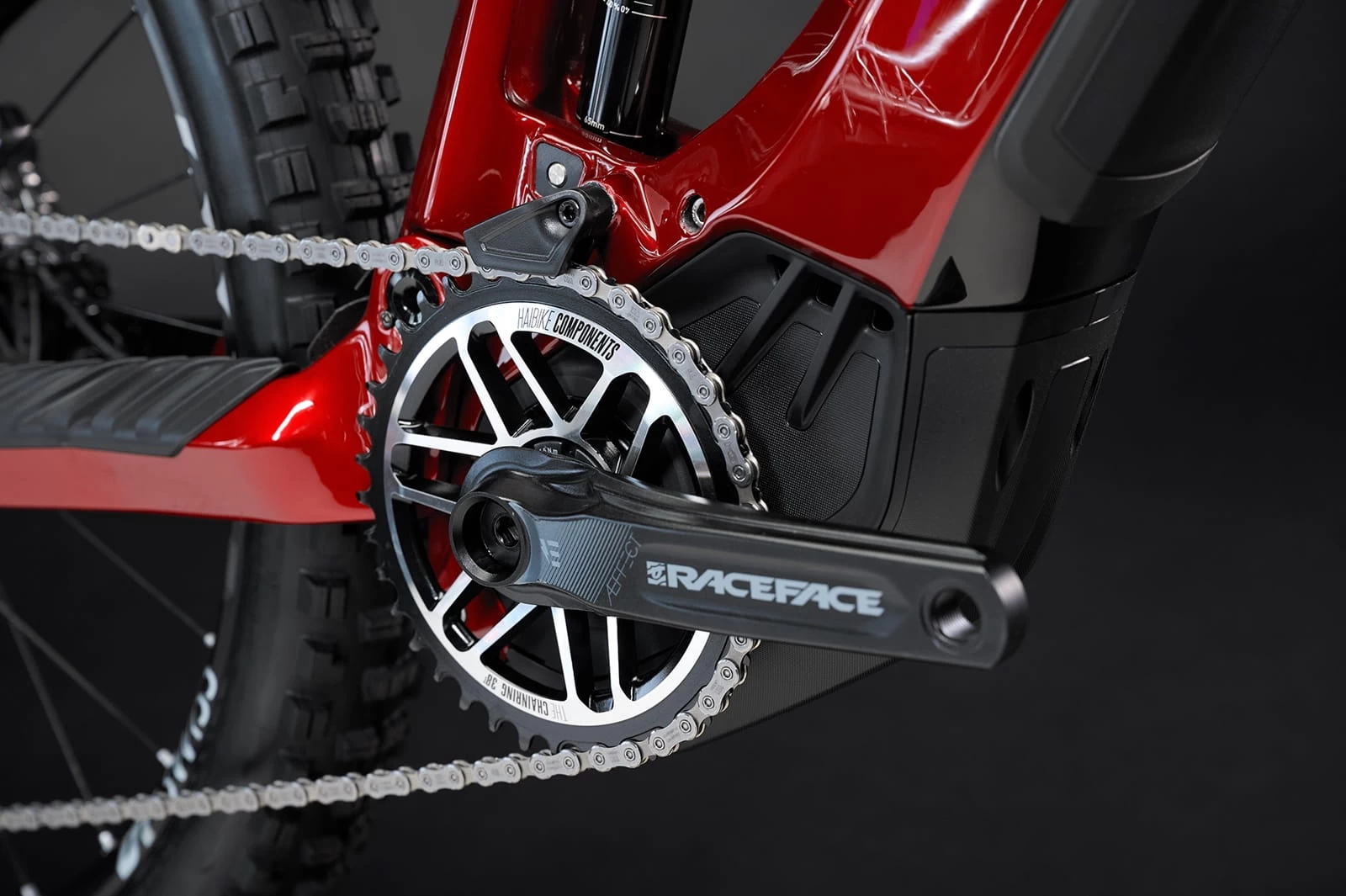 Haibike AllMtn CF 12 MTB Fully - Gloss Matte Dyn Red Black 10 Haibike AllMtn CF 12 MTB Fully - Gloss Matte Dyn Red Black – Bild 8