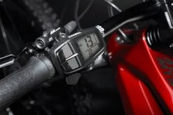 Haibike AllMtn CF 12 MTB Fully - Gloss Matte Dyn Red Black 15 Haibike AllMtn CF 12 MTB Fully - Gloss Matte Dyn Red Black -Berg Fahrrad Geschaft Haibike MY22 Detail Display AllMtn CF 12