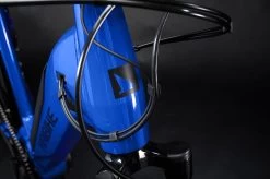 Haibike Trekking 4 Tiefeinsteiger - Gloss Matte Blue Black -Berg Fahrrad Geschaft Haibike MY22 Detail Logo Trekking 4 LOW blue