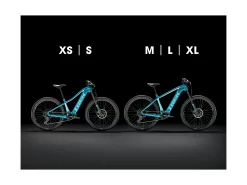 Trek Powerfly 4 Matte Solid Charcoal/Matte Miami -Berg Fahrrad Geschaft MTB standover 4x3 PFM