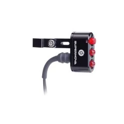 Supernova E3 Tail Light 2 Rücklicht Für Sattelstützenmontage - 6V - Schwarz