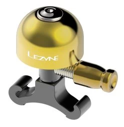 Lezyne Classic Messing Klingel - Gold -Berg Fahrrad Geschaft Product bells clascbrassbell zoom2