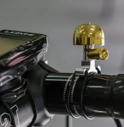 Lezyne Classic Messing Klingel - Gold -Berg Fahrrad Geschaft Product bells clascbrassbell zoom7