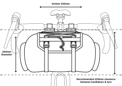 Restrap Bar Bag Gepäckrolle - 14 L - Orange -Berg Fahrrad Geschaft Restrap Small Bar Bag Size Guide 6bf9e157 23cf 424c 8a8d 65ec9869c8b1 800xQndSuG694weHE