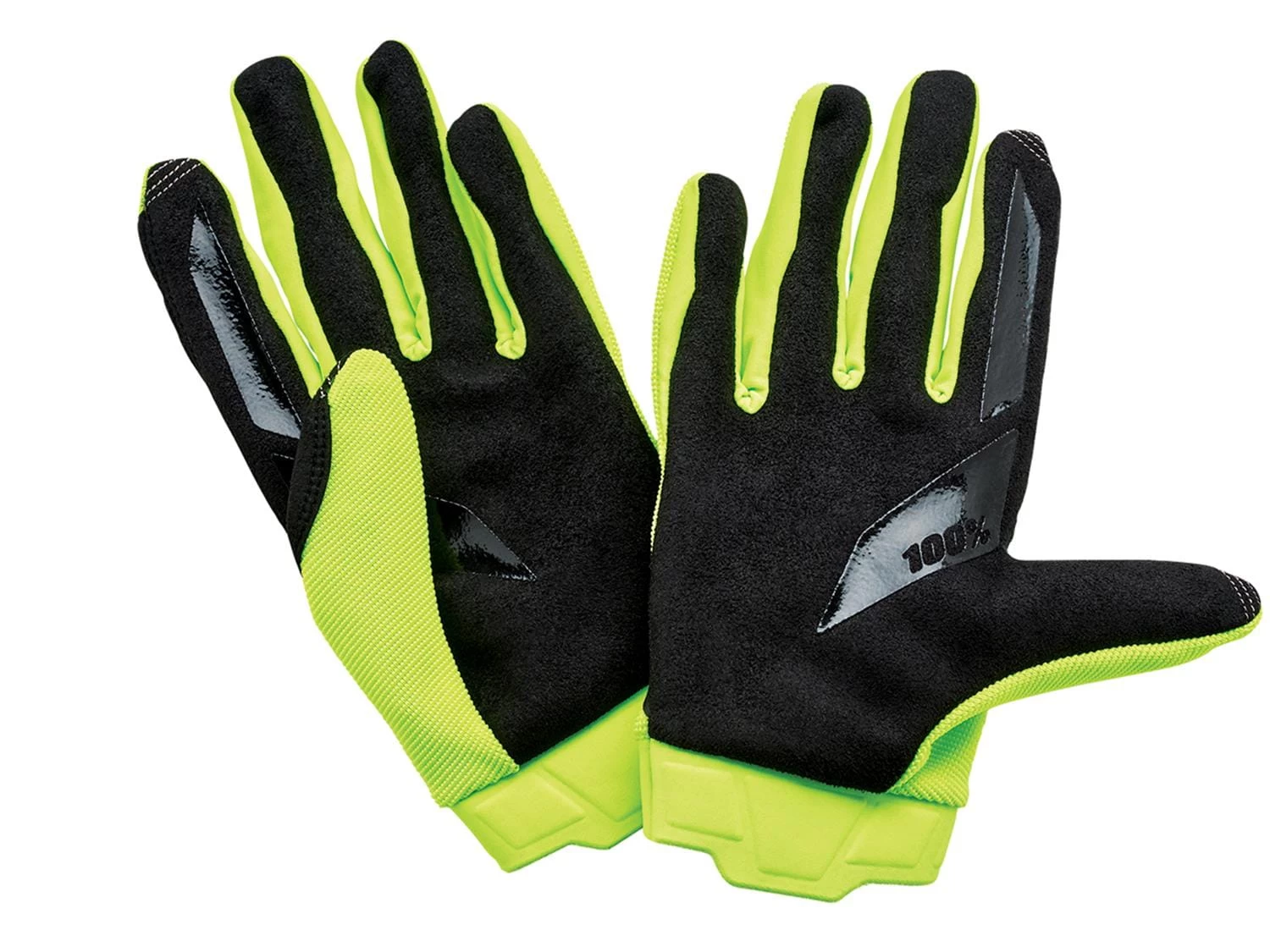 100% Ridecamp Handschuhe - Fluo Yellow 4 100% Ridecamp Handschuhe - Fluo Yellow – Bild 2