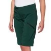 100% Ridecamp Women Shorts - Forest Green -Berg Fahrrad Geschaft RidecampWomenShort ForestGreen 1