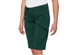 100% Ridecamp Women Shorts - Forest Green