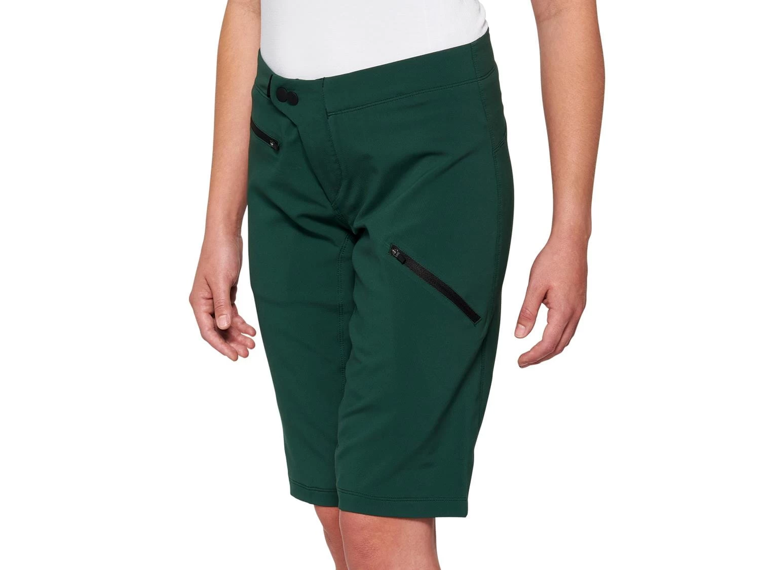 100% Ridecamp Women Shorts - Forest Green 3 100% Ridecamp Women Shorts - Forest Green