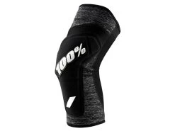 100% Ridecamp Knee Pads - Grey Heather / Black