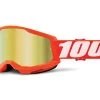 100% Strata 2 Goggle - Mirror Lens - Orange -Berg Fahrrad Geschaft Strata2Goggle MirrorLens orange 1