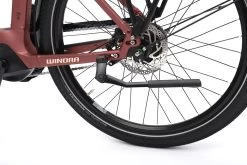 Winora Sinus N5 Tiefeinsteiger - Maroonred Matt -Berg Fahrrad Geschaft Winora MY21 Detail Kickstand Sinus N5