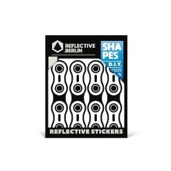 Reflective SHAPES - Chain Links - Schwarz