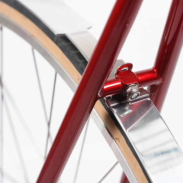 Classic Alloy Schutzbleche Set - VR + HR - Silber Poliert 6 Classic Alloy Schutzbleche Set - VR + HR - Silber Poliert – Bild 4