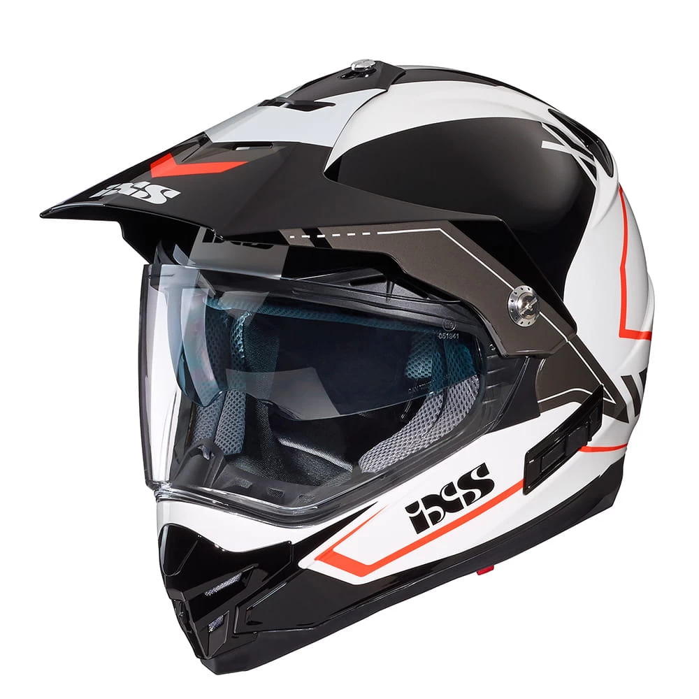 IXS 207 2.0 Motorradhelm White Black Red 3 IXS 207 2.0 Motorradhelm White Black Red