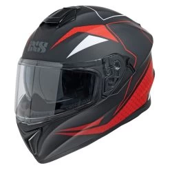 IXS 216 2.0 Motorradhelm - Matt Schwarz-rot
