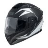 IXS 216 2.0 Motorradhelm - Matt Schwarz-weiss