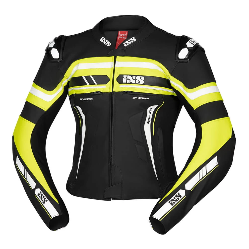 IXS Kombi Sport LD RS-700 1.0 2tlg. Schwarz-fluo Gelb-weiss 4 IXS Kombi Sport LD RS-700 1.0 2tlg. Schwarz-fluo Gelb-weiss – Bild 2