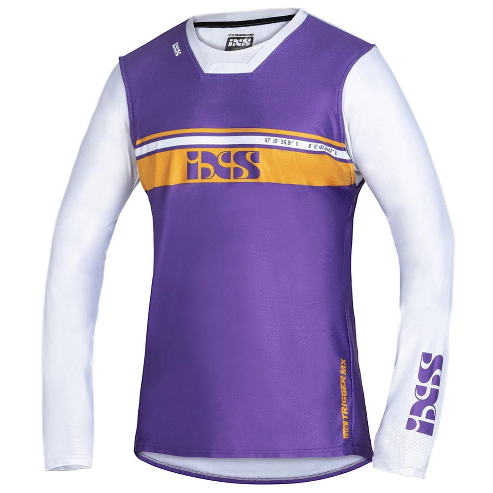 IXS MX Jersey Trigger 2.0 - Violett-weiss-braun 3 IXS MX Jersey Trigger 2.0 - Violett-weiss-braun