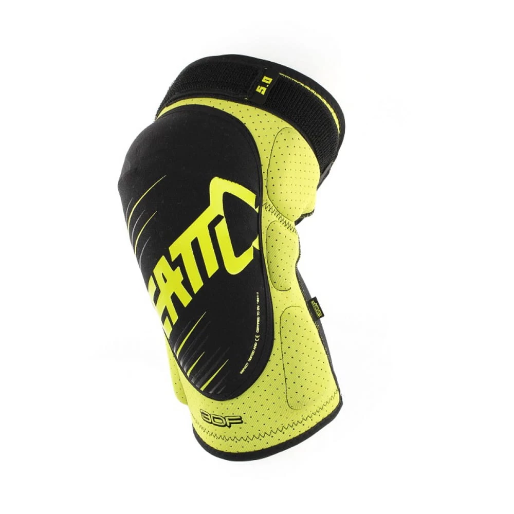 LEATT Knee Guard 3DF 5.0 Lime 3 LEATT Knee Guard 3DF 5.0 Lime
