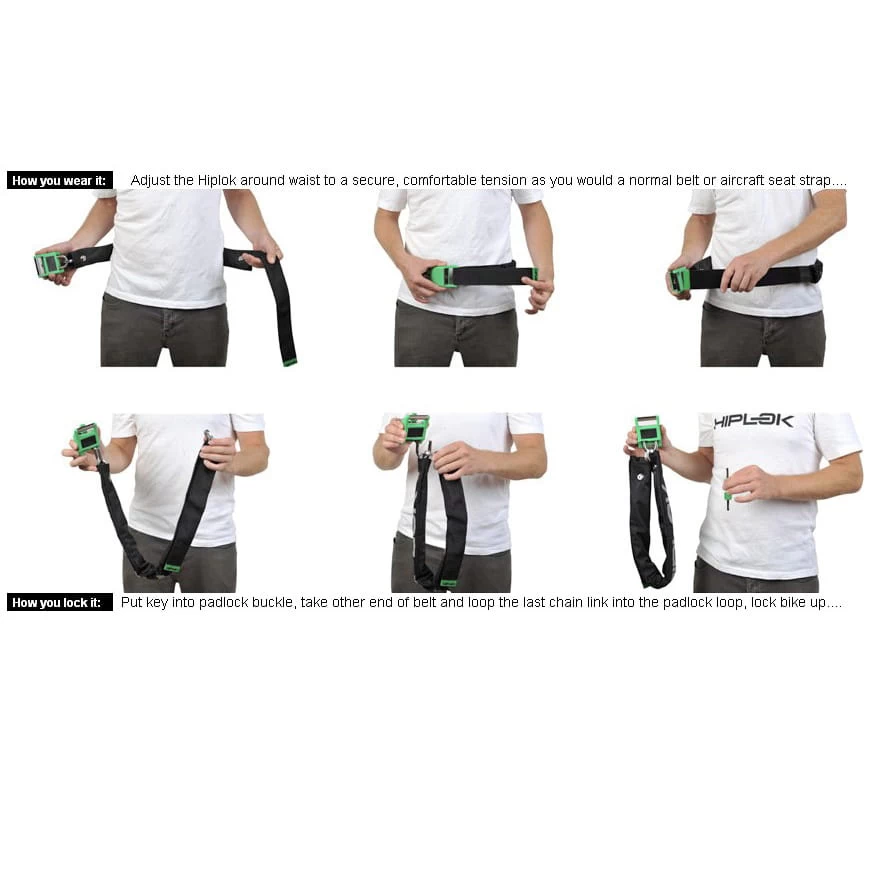 Hiplok Lite Kettenschloss - Blau 4 Hiplok Lite Kettenschloss - Blau – Bild 2