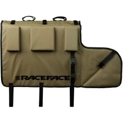 Race Face Tailgate T2 Half Stack Heckklappenpad - Olive -Berg Fahrrad Geschaft race face t2 half stack tailgate pad olive 1 1227766