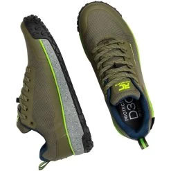 Ride Concepts Tallac Flat Men's Shoe - Olive/Lime -Berg Fahrrad Geschaft ride concepts mtb schuhe bike shoes tallac flat 4
